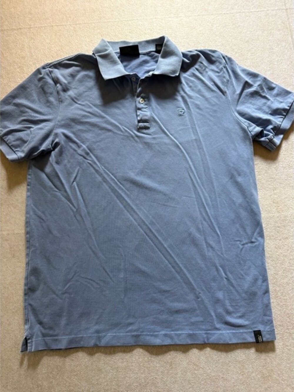 Scotch & Soda Polo Shirt Mens Large Blue 1031